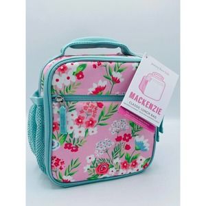 Pottery Barn Kids Mackenzie Classic Floral Aqua Lunchbox